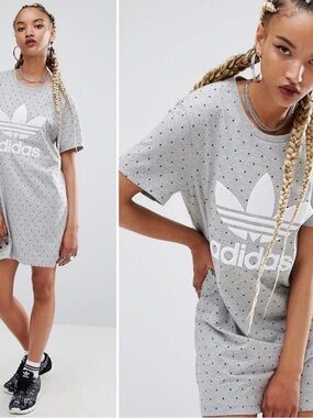 Adidas X Pharrell Williams | logo tshirt dress M